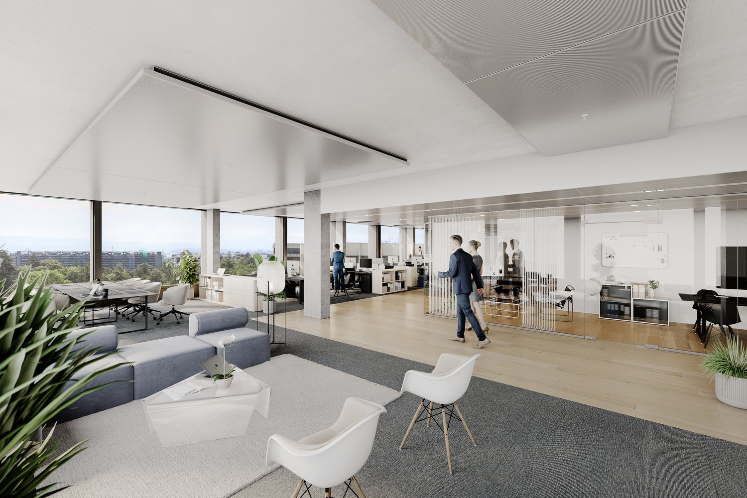 1250m² bureau
