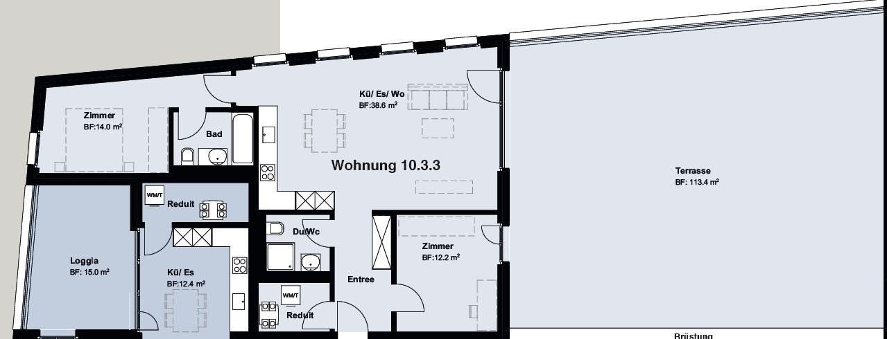 3 ½ rooms apartment