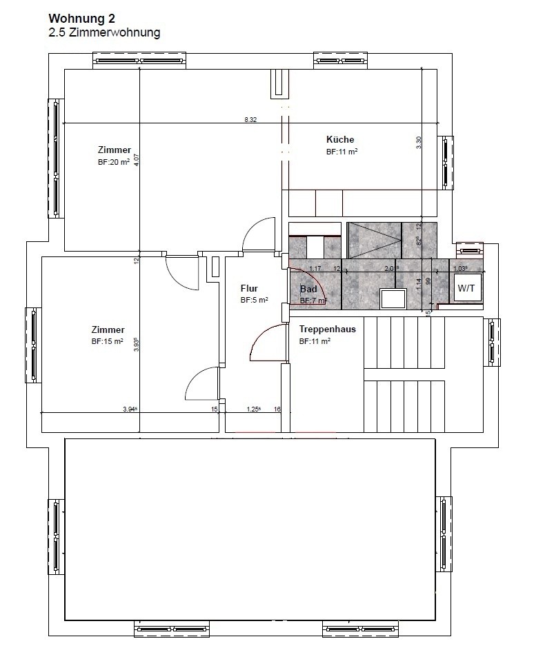 2 ½ rooms apartment