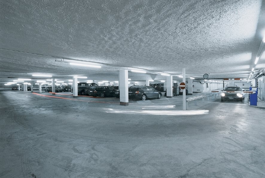 Covered bike parking