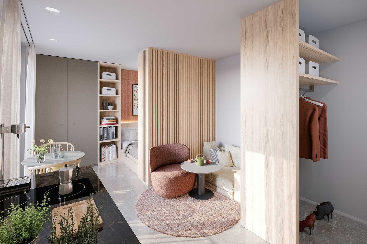 Appartement meublé de 1 ½ pièces