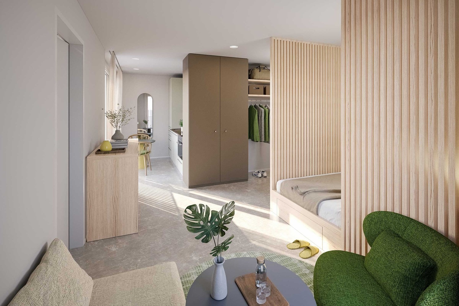 Appartement meublé de 1 ½ pièces