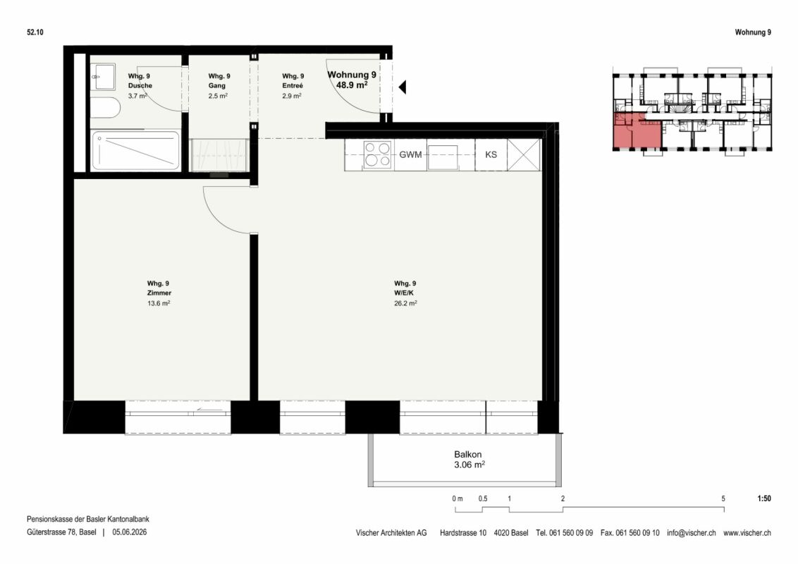 2 ½ rooms apartment