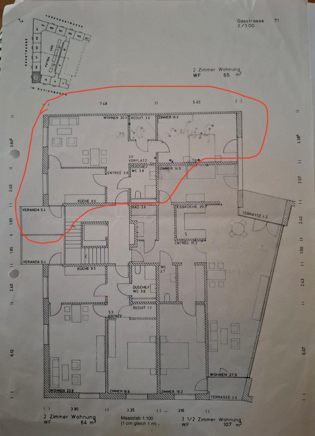 2 rooms apartment