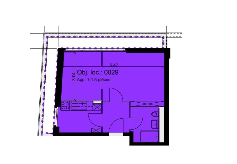 1 room apartment