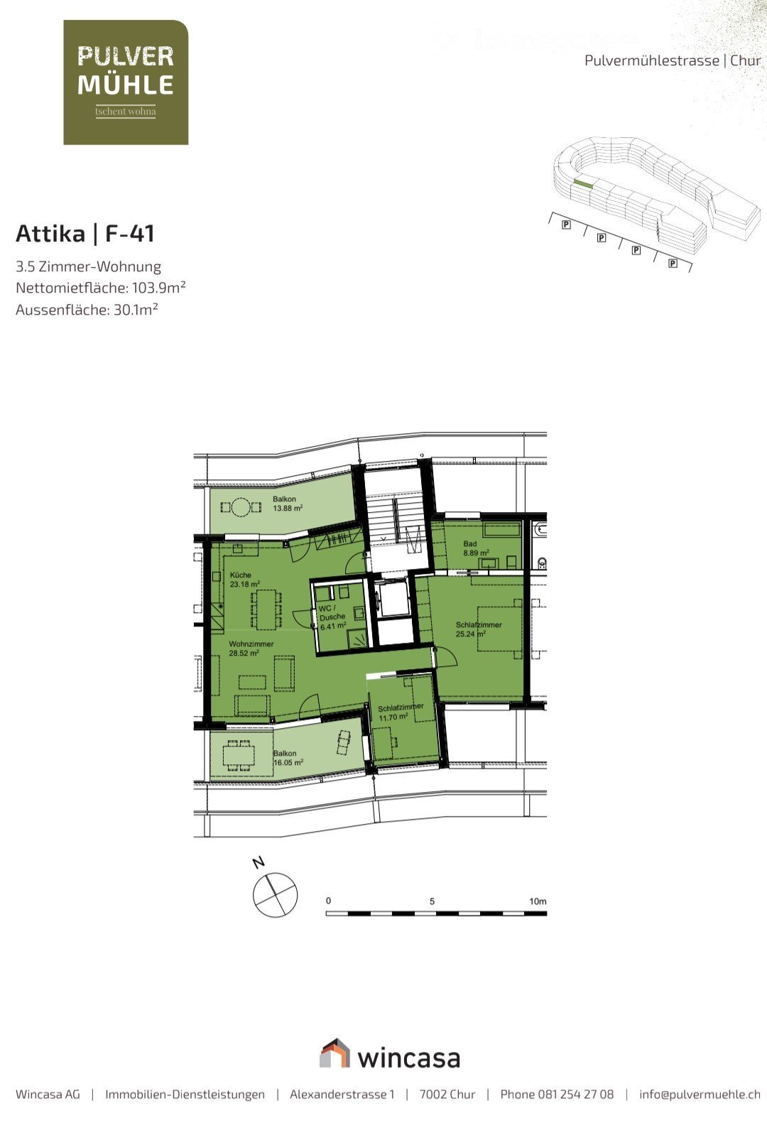 3 ½ rooms apartment