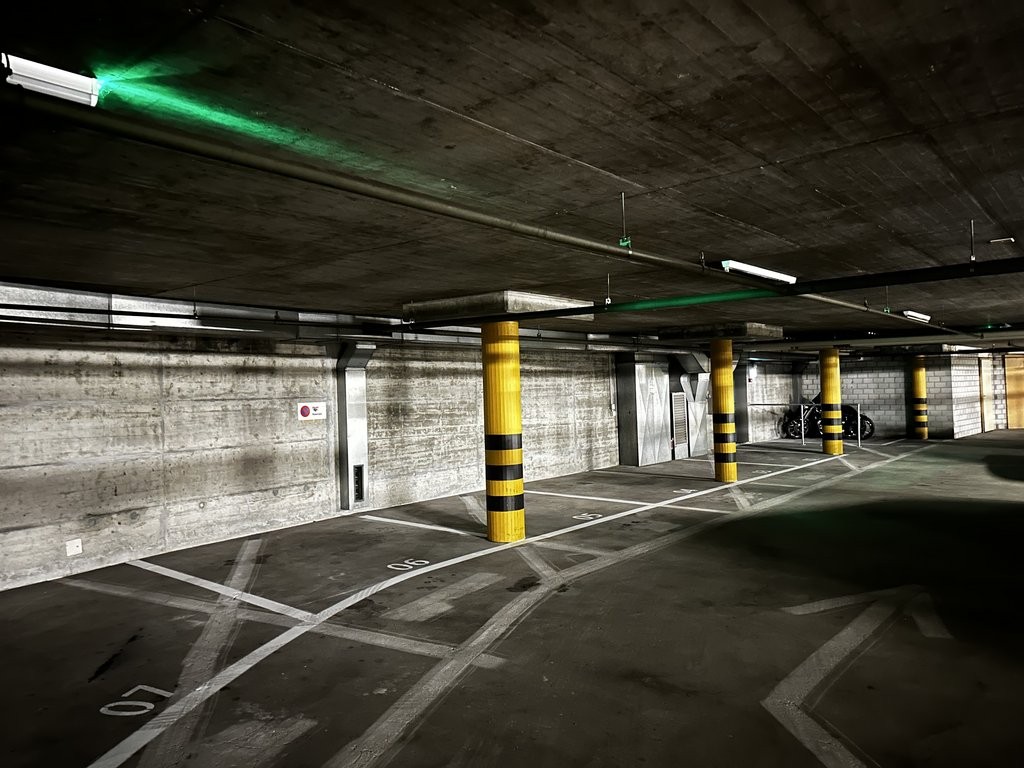 Covered bike parking