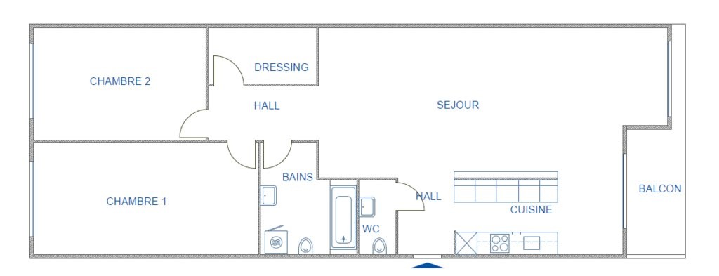 4 rooms apartment