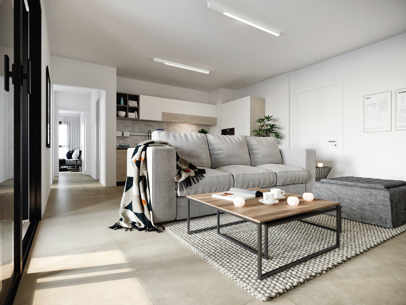 3 ½ Zimmer möblierte Wohnung