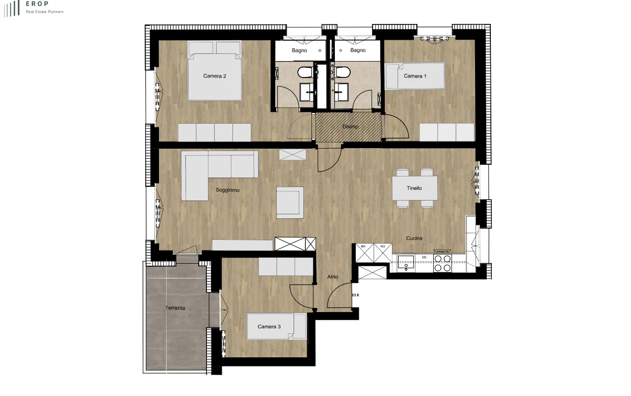 4 ½ Zimmer-Wohnung