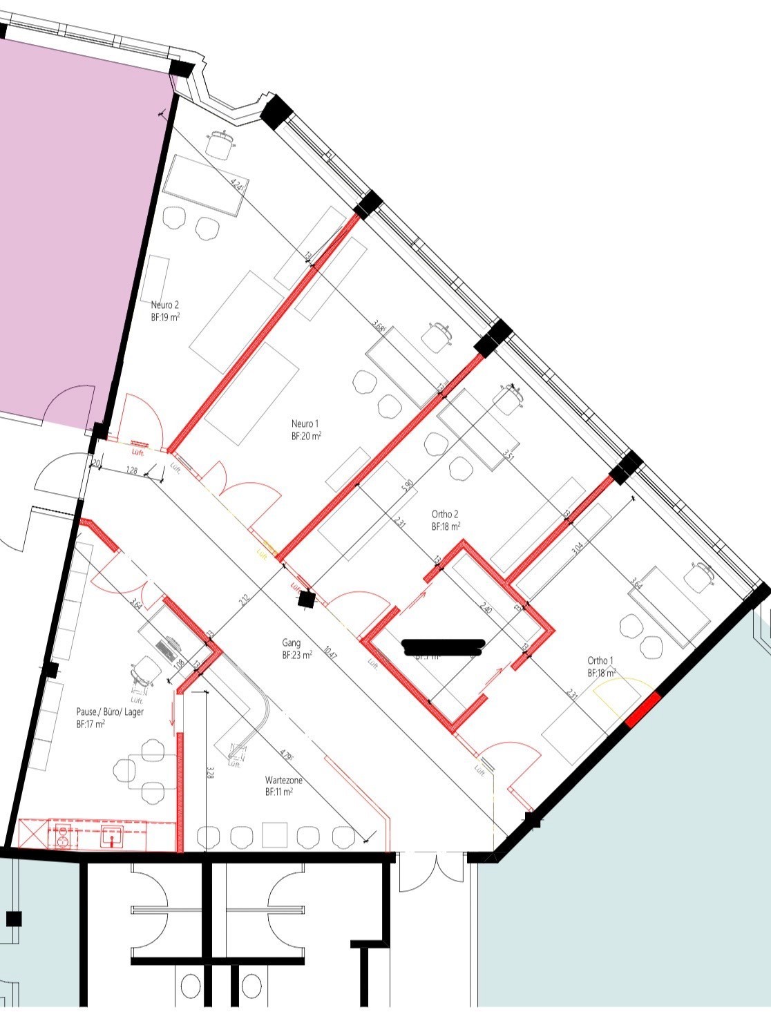 18-20m² commercial