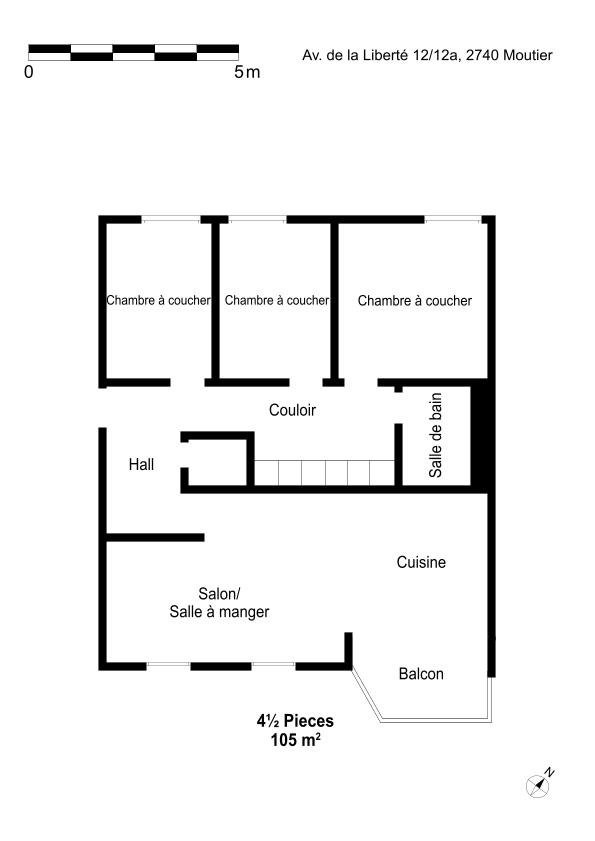 4 rooms apartment