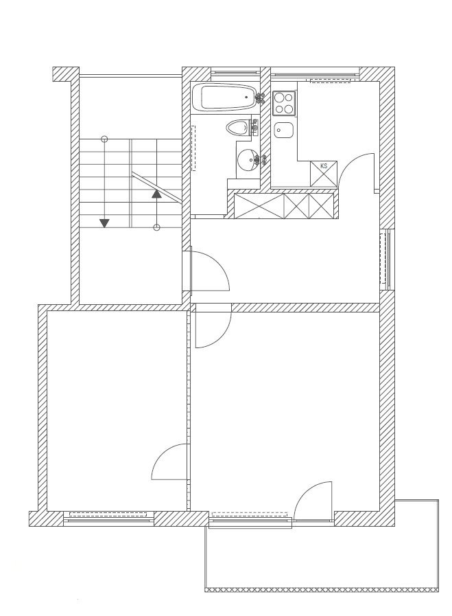 2 ½ rooms apartment