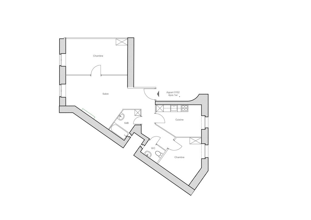 4-Zimmer-Wohnung