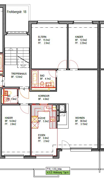 Appartamento di 4 ½ locali