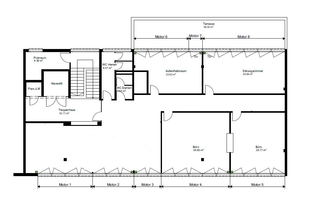 233m² bureau