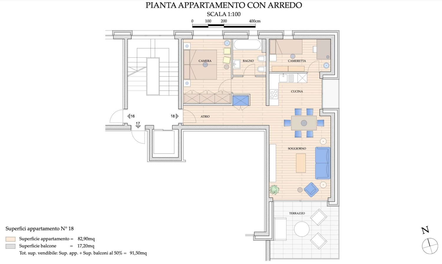 Appartement de 3 ½ pièces