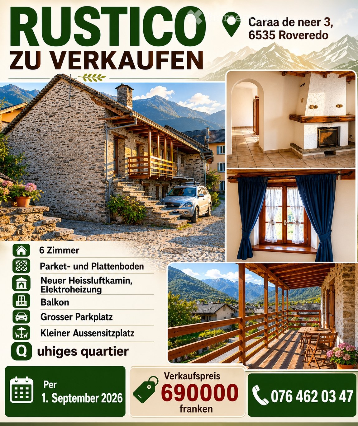 6 rooms single house