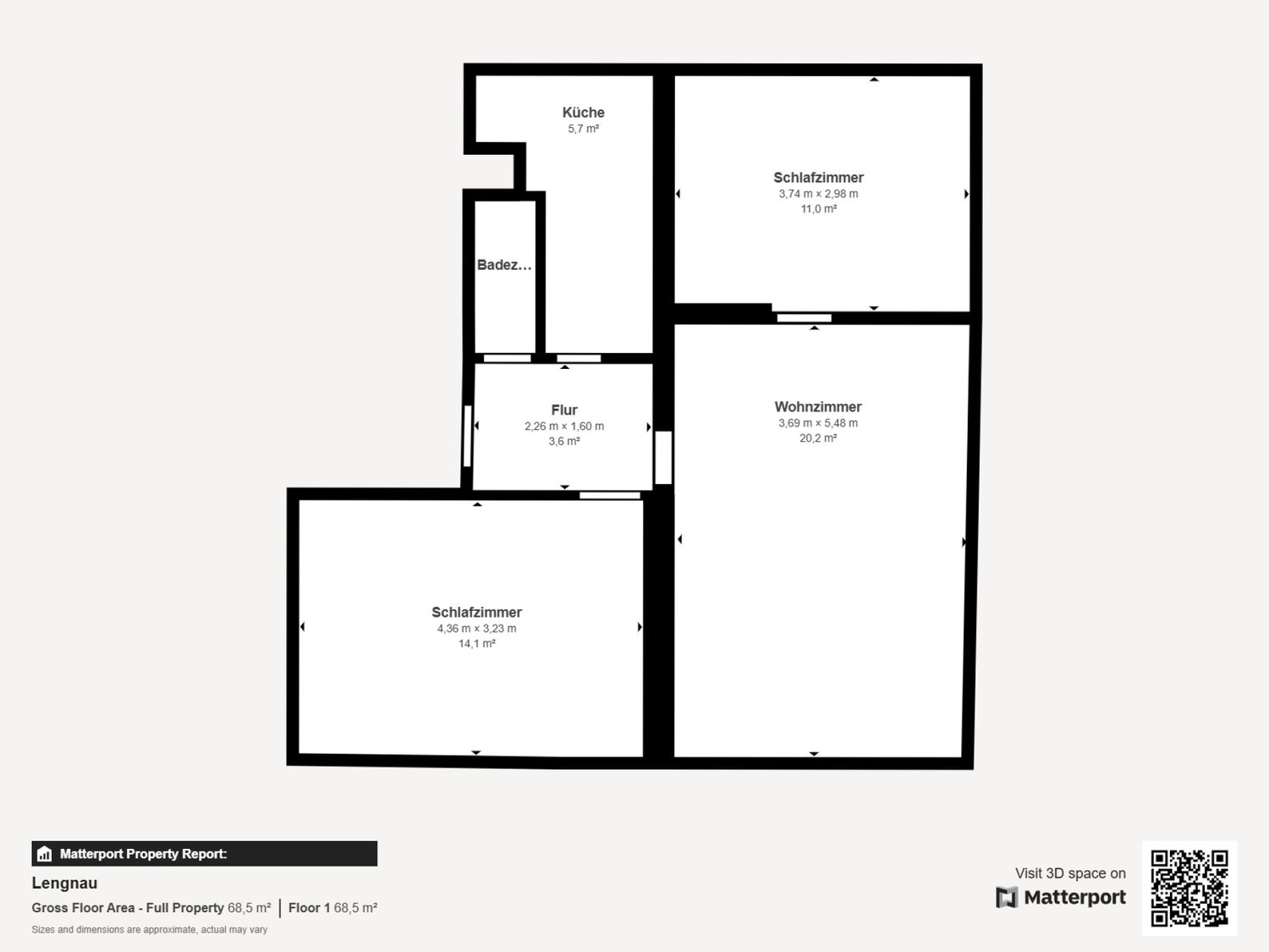 3 rooms apartment