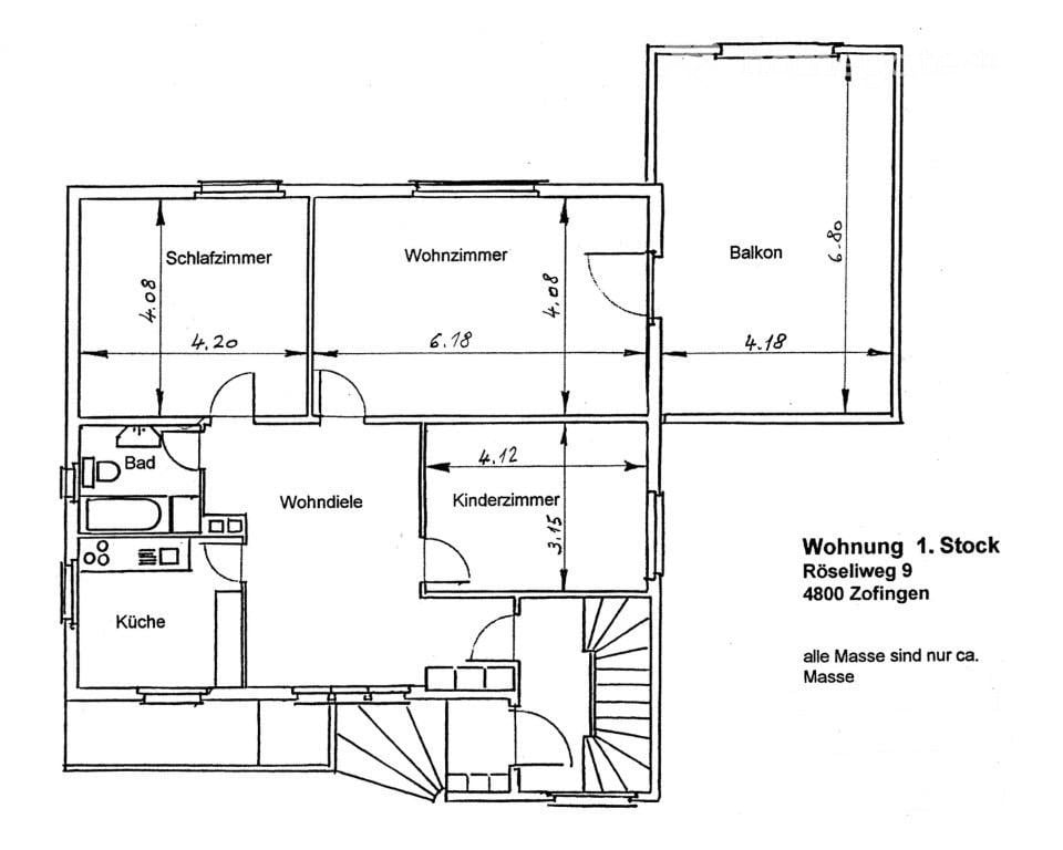 3 rooms apartment