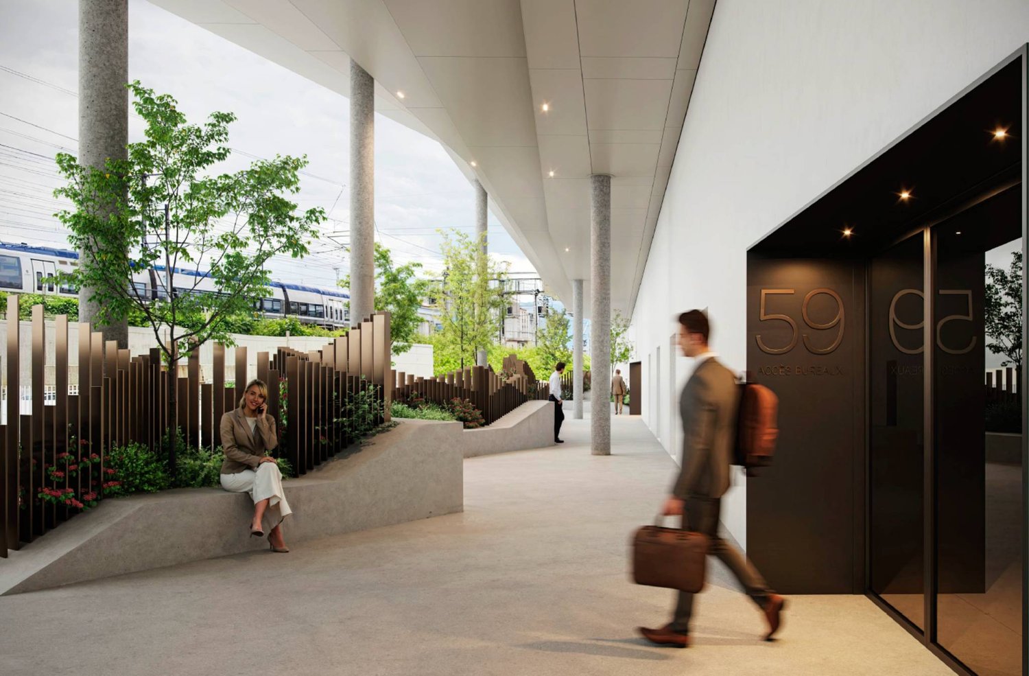 422m² office