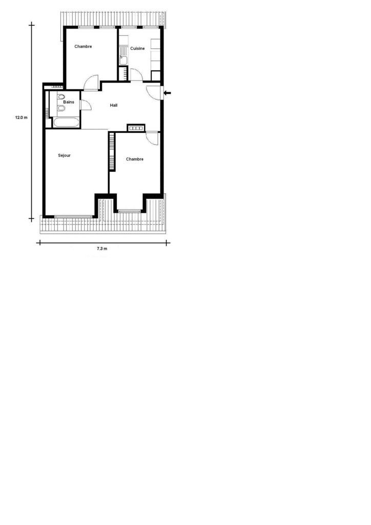 4 rooms apartment