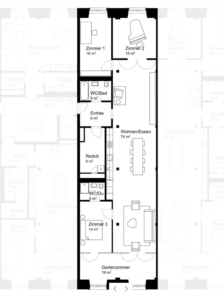 4 ½ rooms apartment