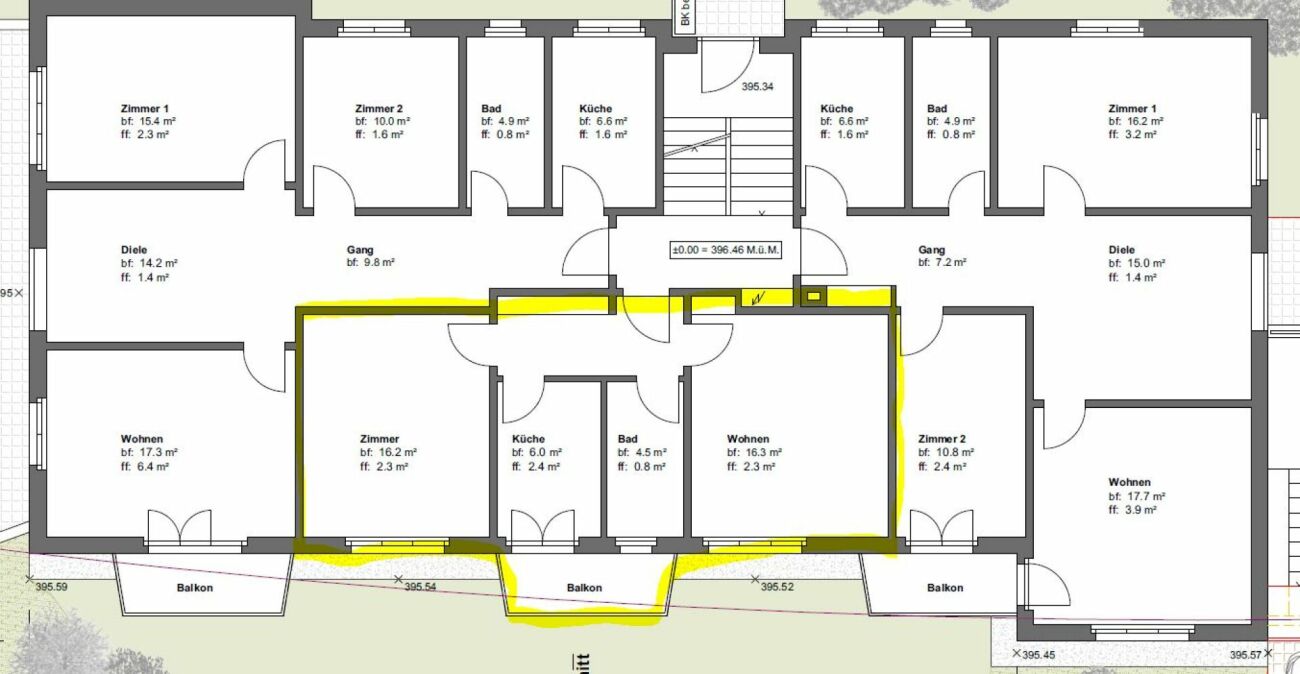 2 ½ rooms apartment