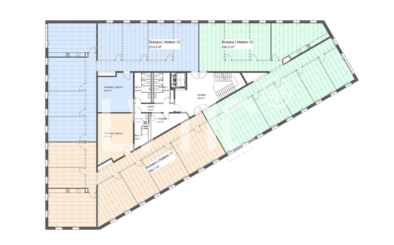 245m² ufficio
