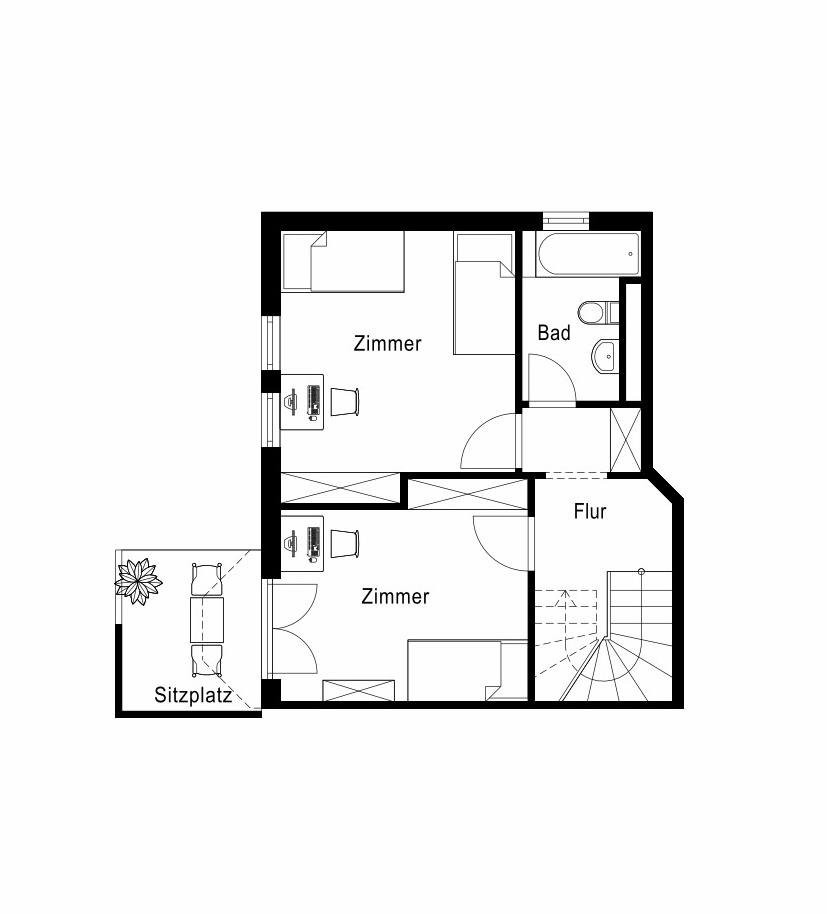 4 ½ rooms duplex