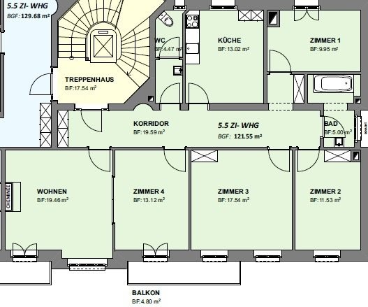 5 ½ Zimmer-Wohnung
