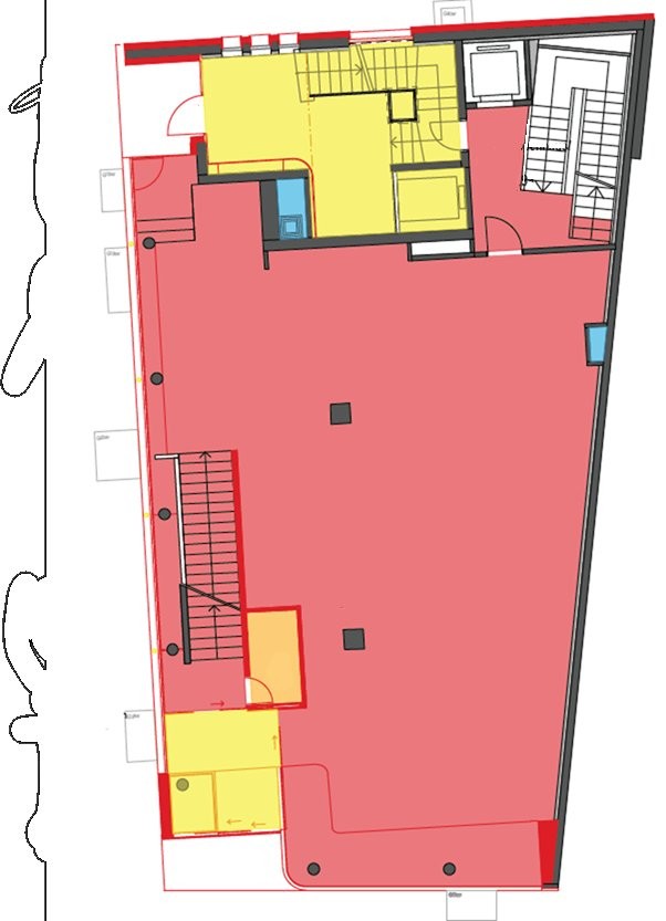 790m² restaurant