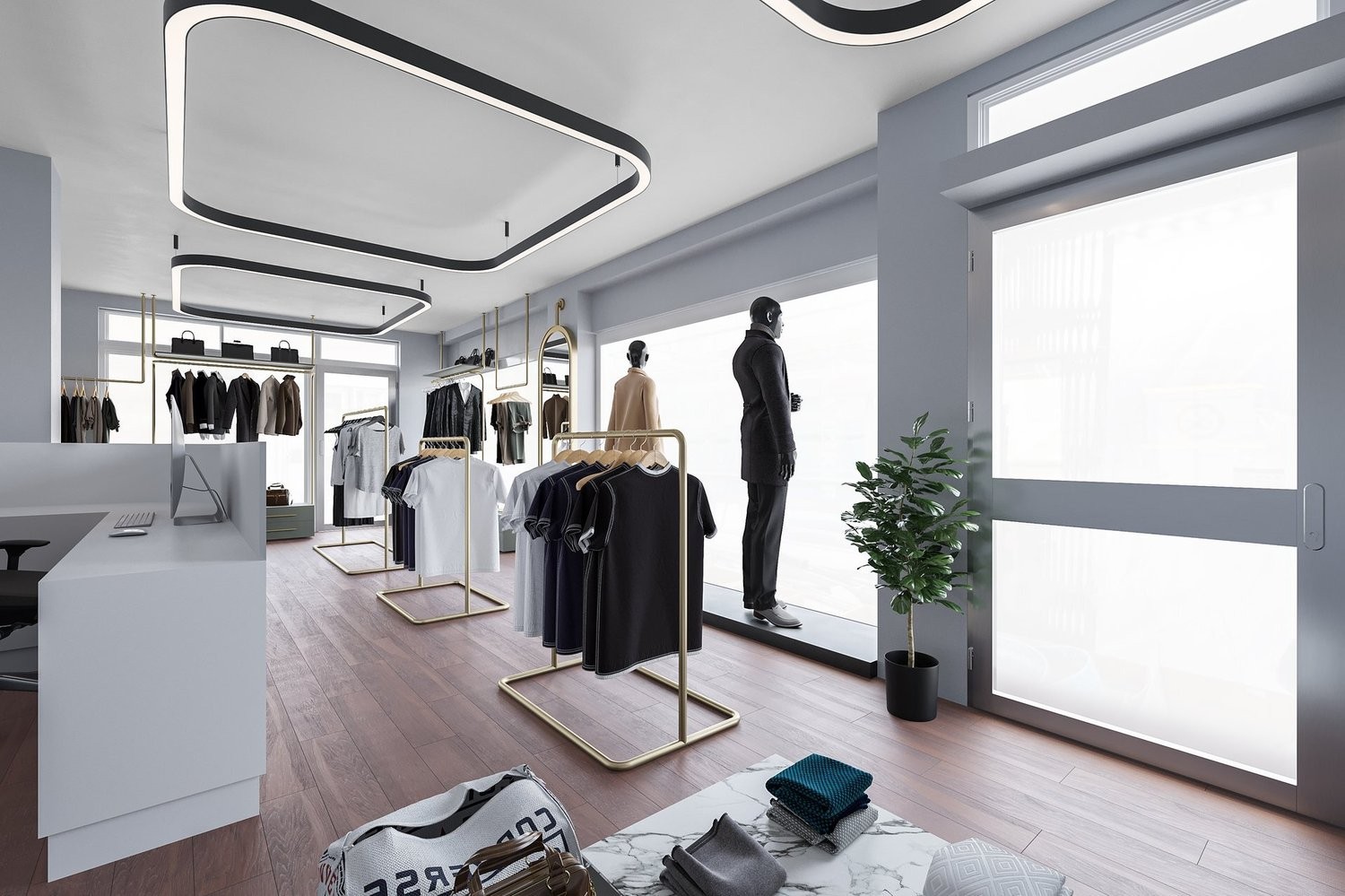114m² shop