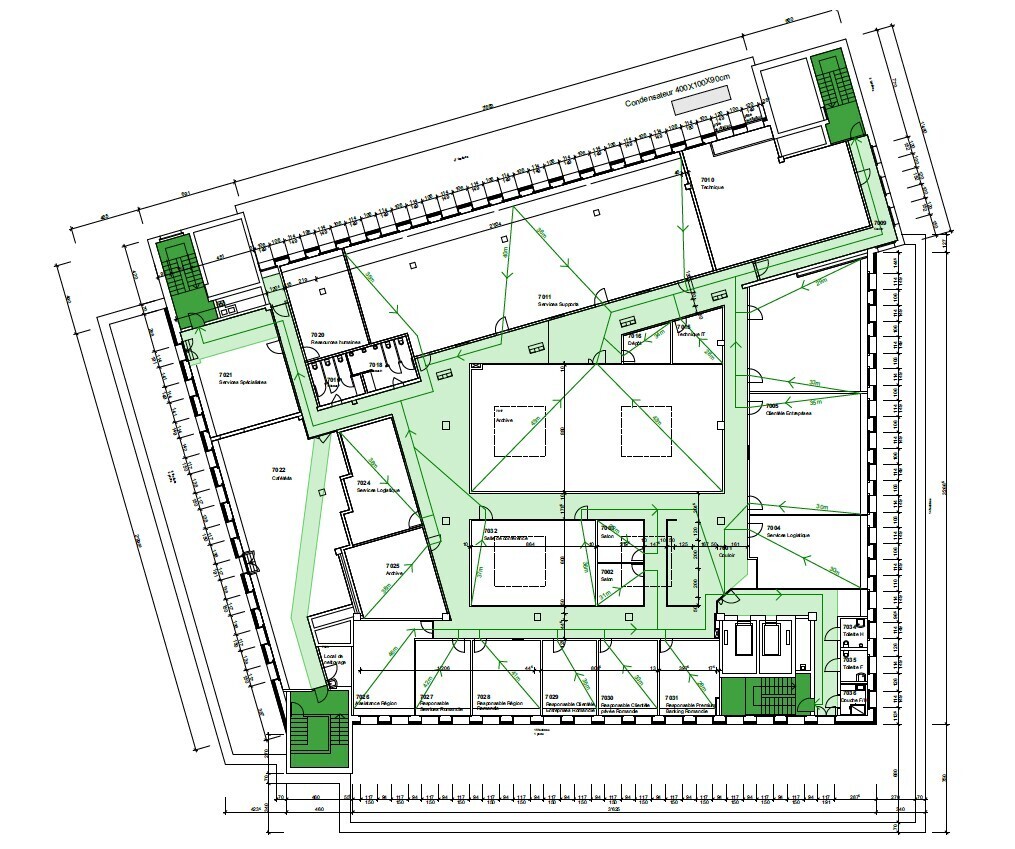 1410m² Büro