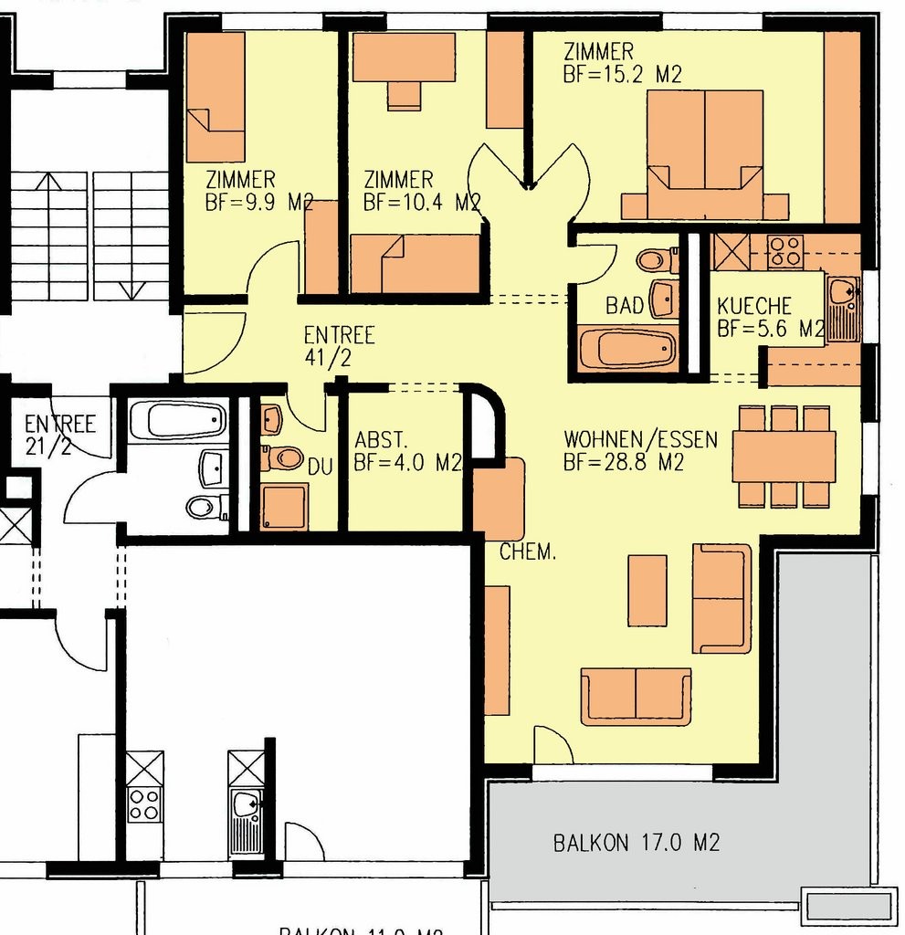 4 ½ rooms apartment