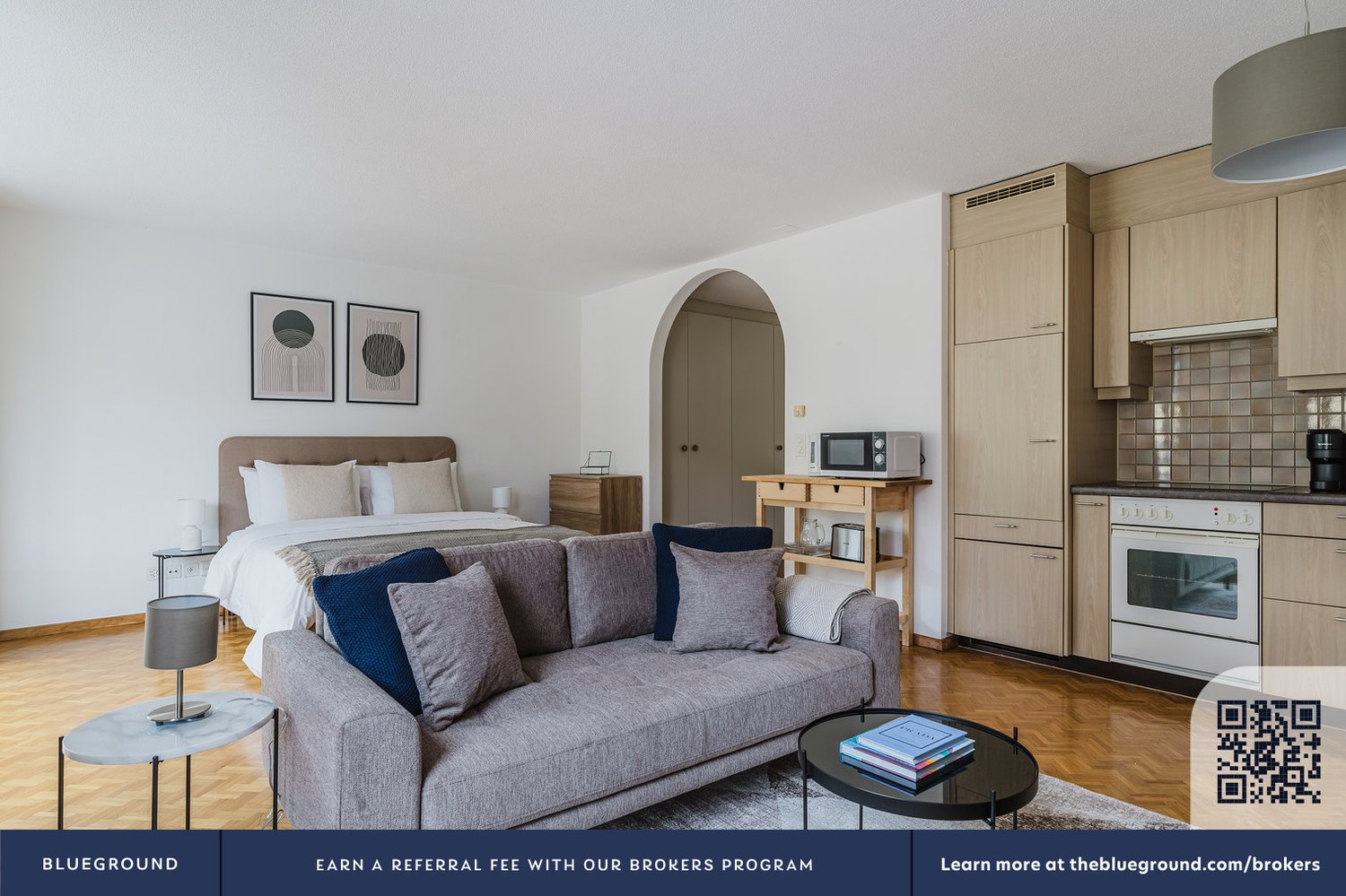 appartamento arredato con 1 ½ locali