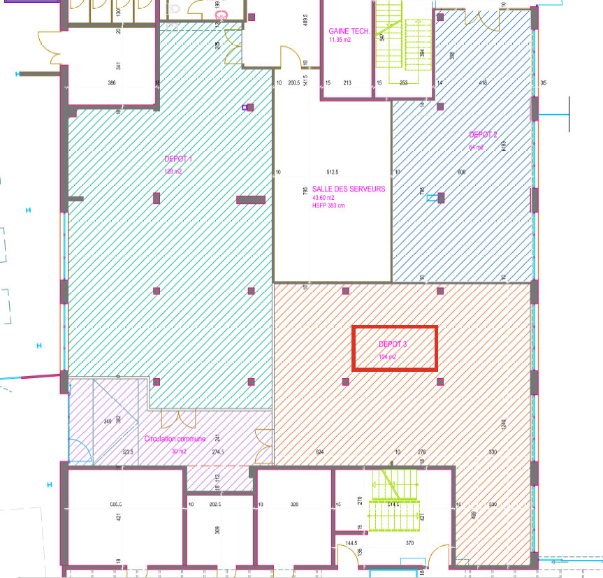 104m² magazzino