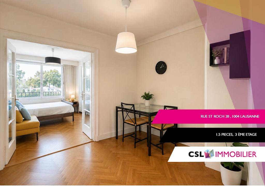 1 ½ rooms apartment