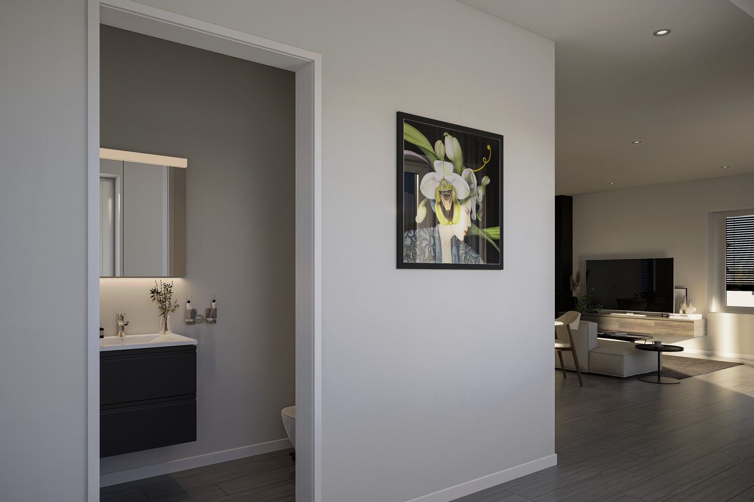 2 ½ locali appartamento in mansarda