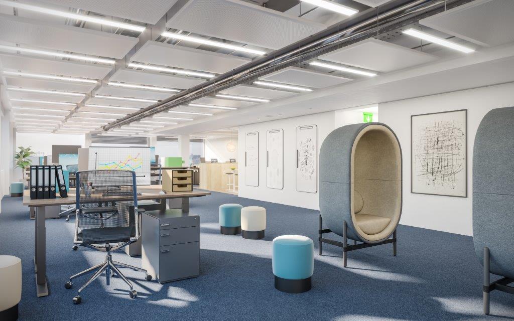 135m² office