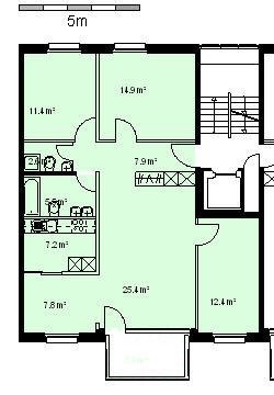 4 ½ pièces appartement