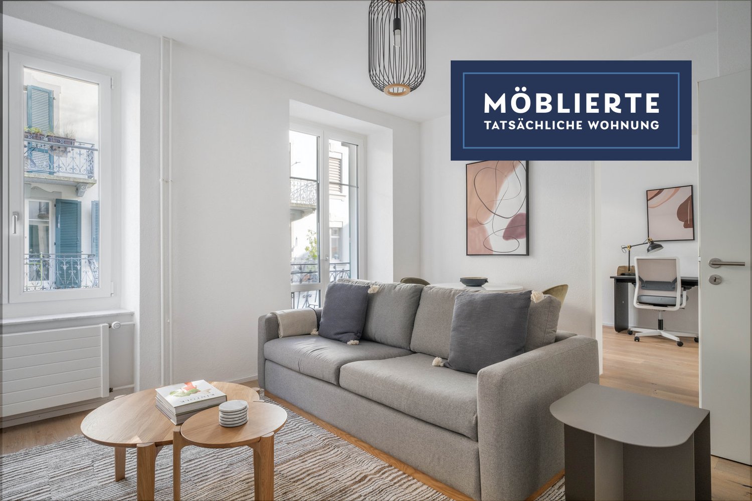 Appartement meublé de 3 pièces