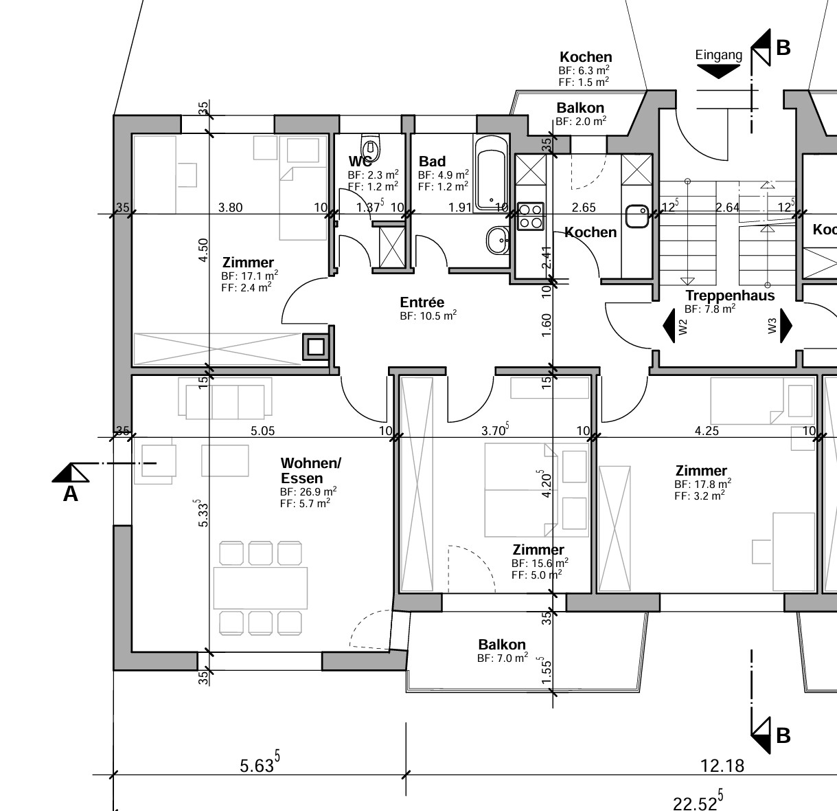 4 ½ rooms apartment
