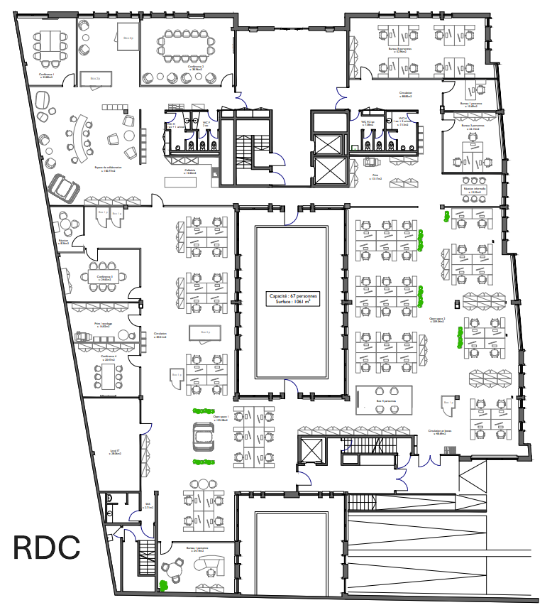 3600m² ufficio