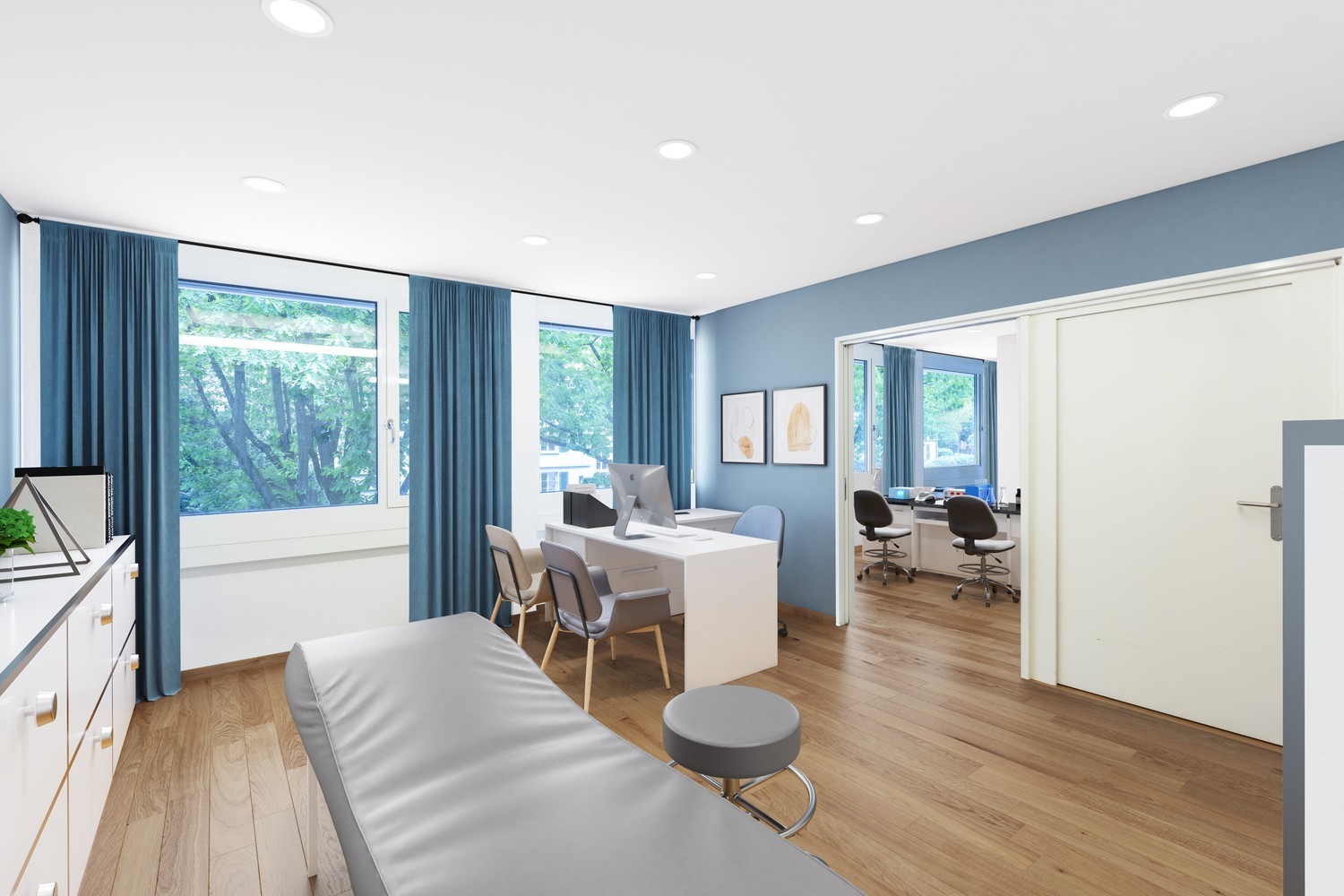 300m² office