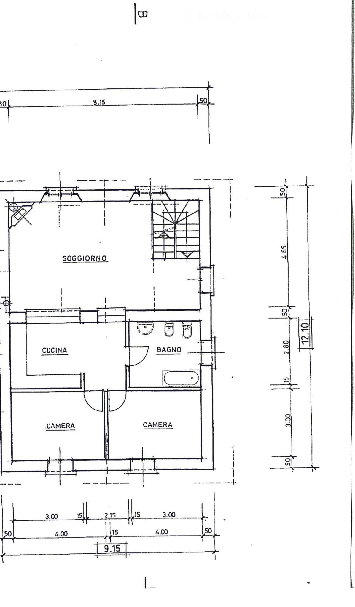 Maison individuelle de 4 ½ pièces
Immeuble tessinois composé de deux maisons contiguës, construit en pierre.
La maison, à l'architecture très caractéristique avec les murs intérieurs en pierre apparente dans le salon, d'environ 180 mq, est composée de :
entrée indépendante, deux salles de bains,