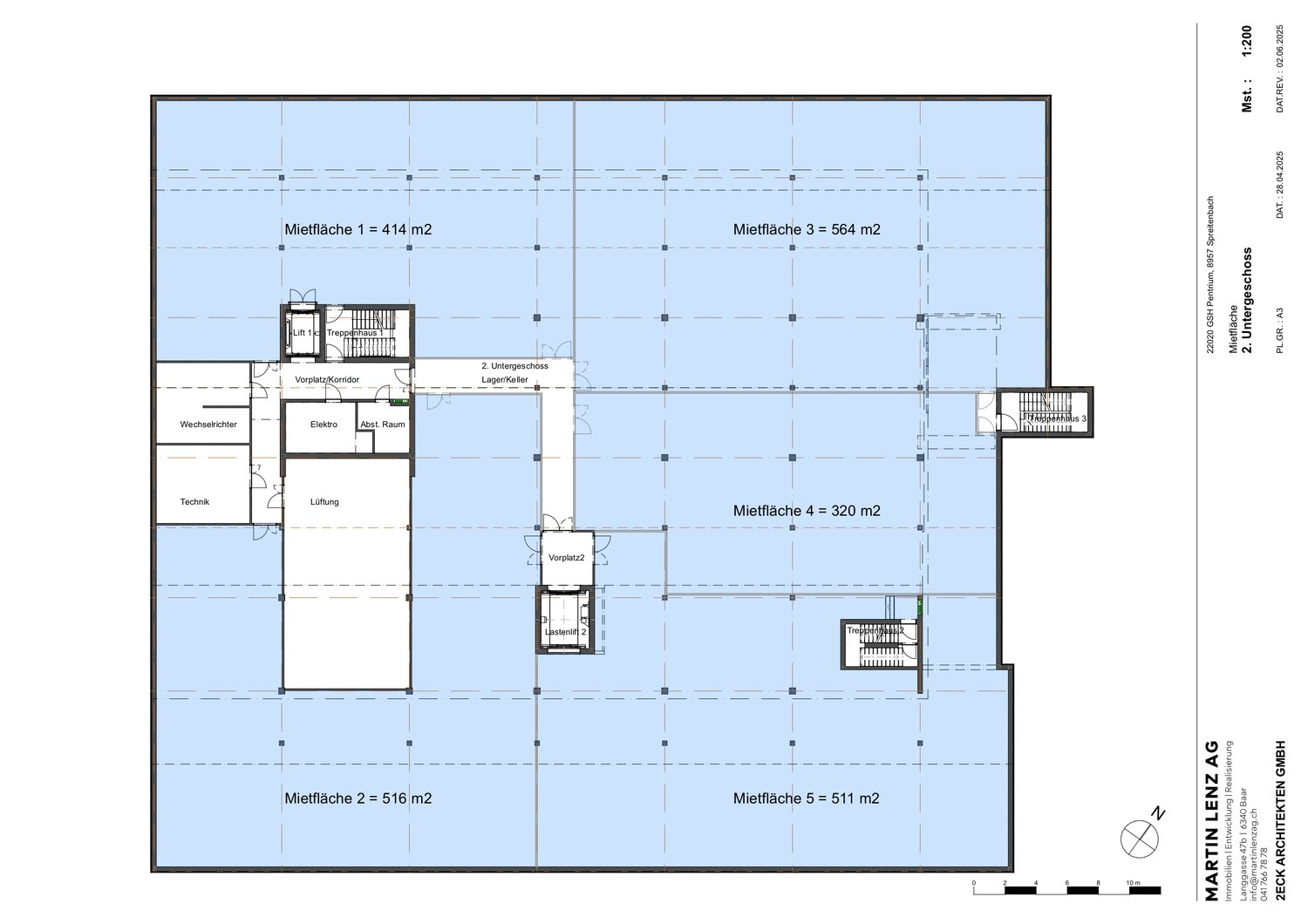 1000m² commercial