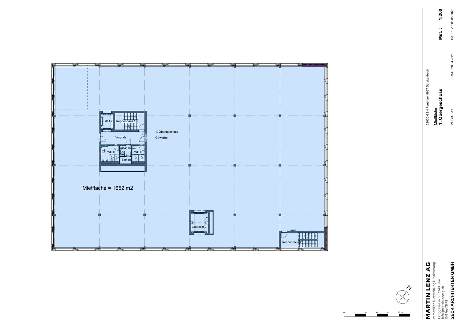 1000m² commercial