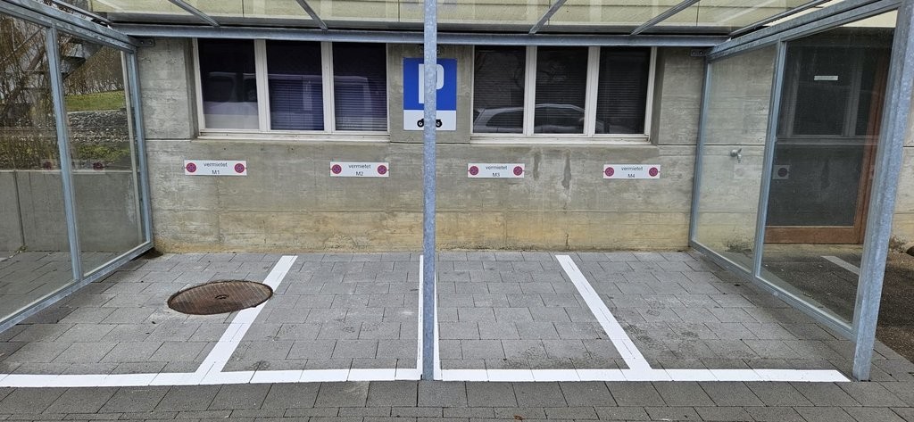 Covered bike parking