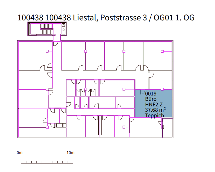 254m² office